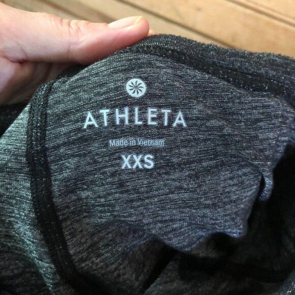 Athleta XXS Go Getter 2-in-1 Coral Sizzle & Gray P - Picture 9 of 9